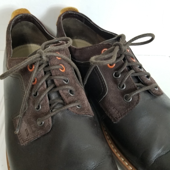 Clarks Pitney Walk Dark Brown Leather Derby Dress Shoes Men’s Size 12 main image 12